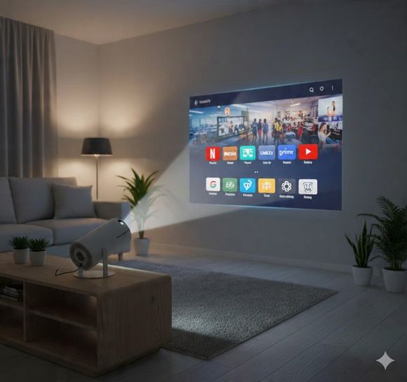 Proyector Cinemático Portátil para Cine en Casa™