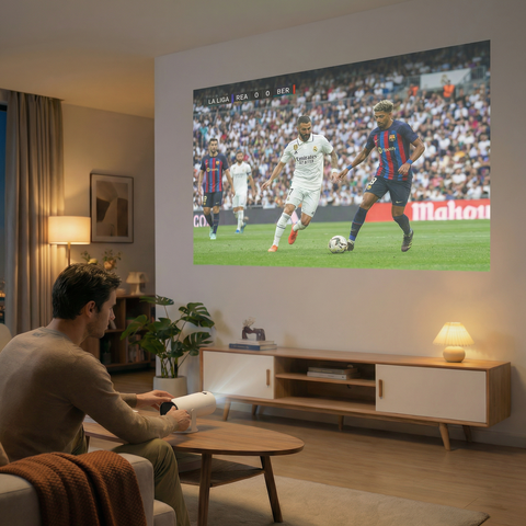Proyector Cinemático Portátil para Cine en Casa™