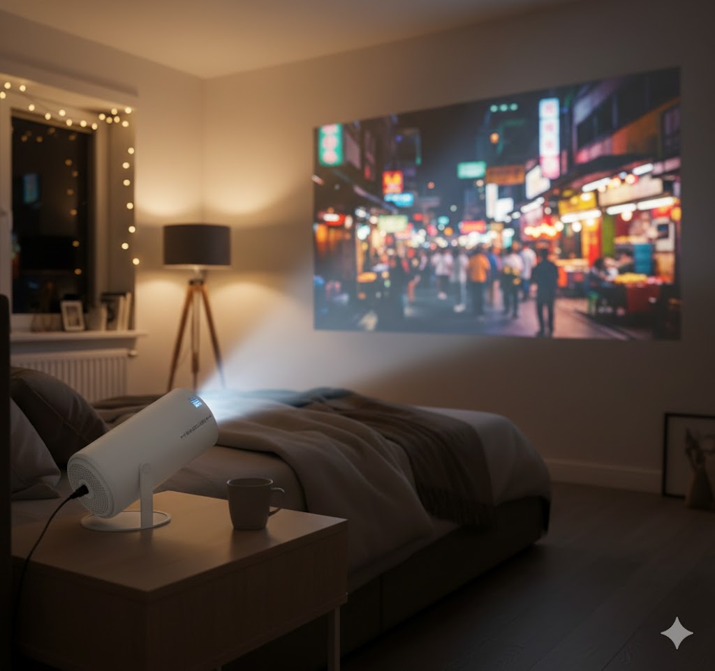 Proyector Cinemático Portátil para Cine en Casa™
